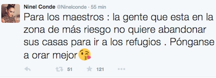 Respuesta de Ninel Conde. Foto: Captura de pantalla.