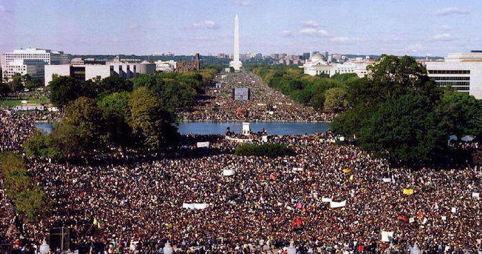 Marcha del Millón de Hombres MillionManMarch WDC October 10, 2015 Foto: Twitter @Talk2Sheryl