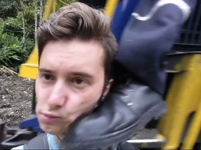 Uno de los primeros (y más aparatosos) accidentes de selfie. Foto: Especial