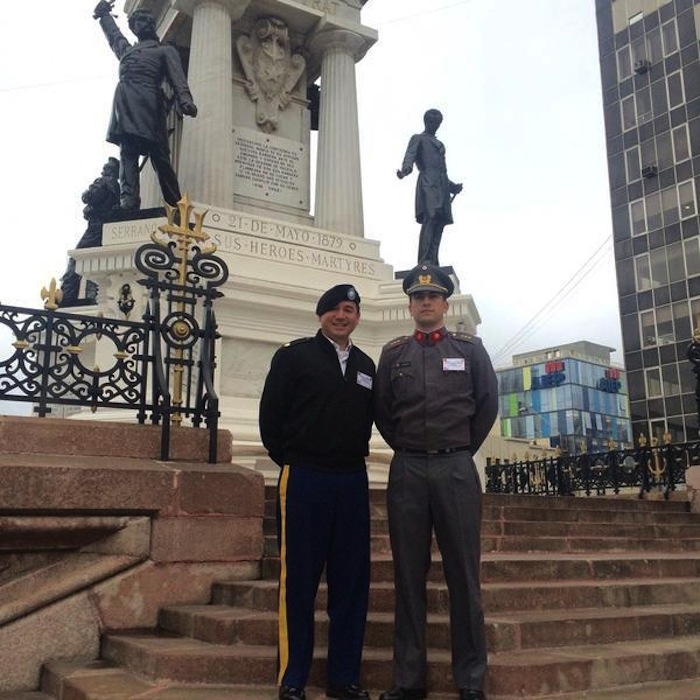 Tristan fundó el "Ejercito de Pancho Villa" para apoyar al "Tri" en EU. Foto: Twitter Sergio Tristán