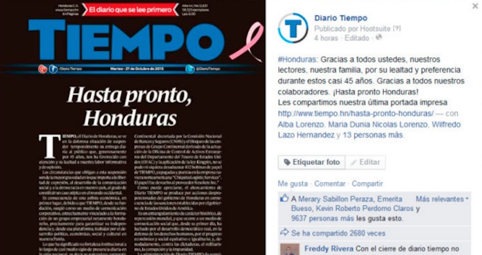 Editorial de despedida. Foto: El Tiempo.