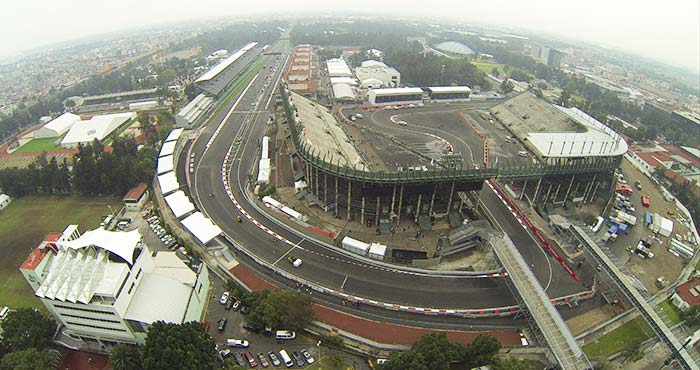 El Autodromo Hermanos Rodríguez Foto: Dron, SinEmbargo