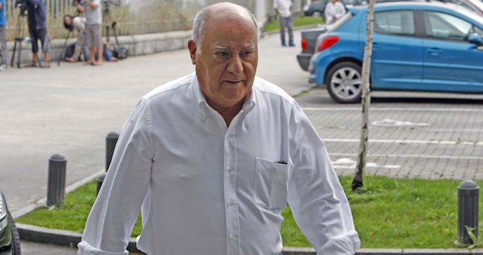 Amancio Ortega, el que come con sus empleados. Foto: EFE.