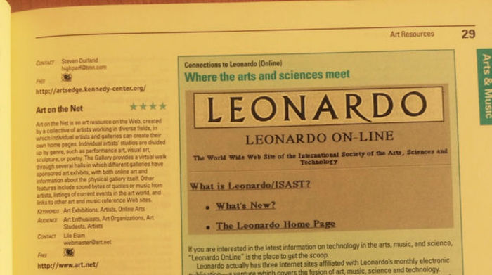 La web 'Leonardo on-line' sigue activa en la actualidad. Foto: Cristina Sánchez