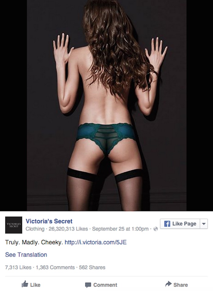 Victoria modelo Foto: Facebook