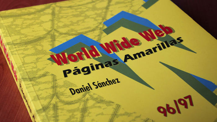 Un profesor de la Universidad de Murcia reunió y clasificó las páginas webs de 1995. Foto: Cristina Sánchez