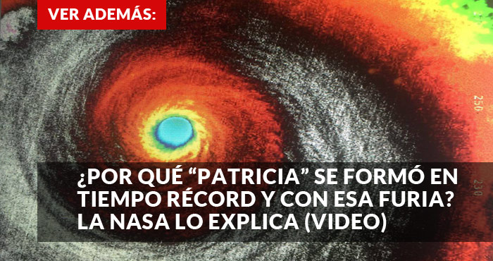 Promo, Huracan Patricia, NASA