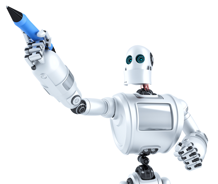 No, así no lucen los robots redactores y agencias que han usado Wordsmith aseguran no afectó su capital humano. Imagen: SHutterstock