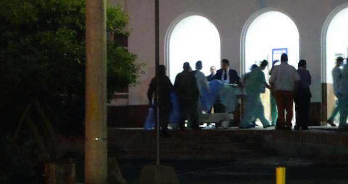 Extraen granada de pierna. Foto: Radio Caracol