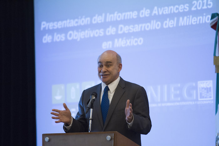 Eduardo Sojo, director del INEGI. Foto: Cuartoscuro.