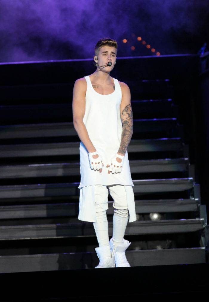 Justin Bieber en una imagen del 2013, cuando dio su concierto en México. Foto: Universal Music