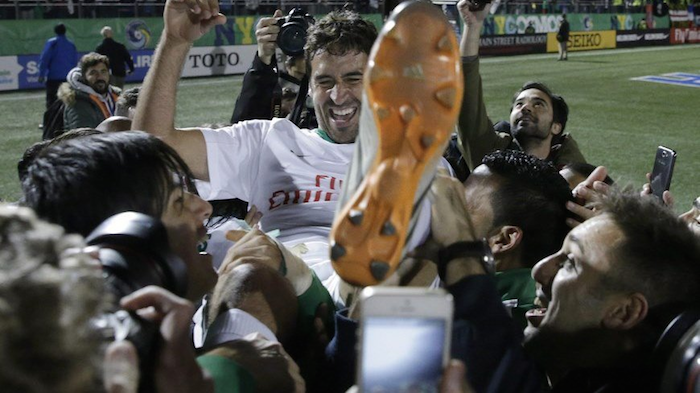 El delantero español cerró con broche de oro su carrera, ahora coronándose en la NASL. Foto: EFE