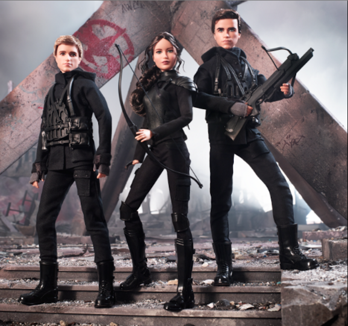 Mattel presentó en su edición limitado a los muñecos de Los Juegos del Hambre. Foto: Especial