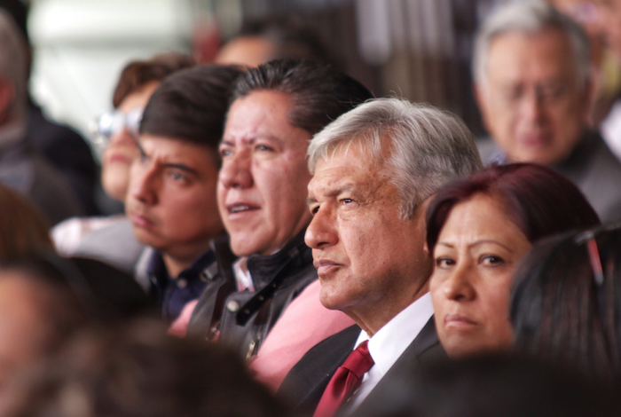 Andrés Manuel López Obrador es el nuevo dirigente nacional de Morena. Foto: Francisco Cañedo, SinEmbargo