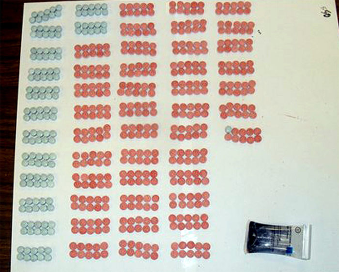 Pastillas de metanfetamina. Foto: DEA