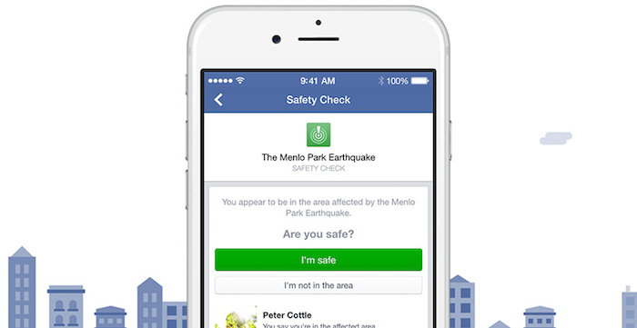 Safety Check es una herramienta de Facebook que permite informar a tus contactos si te encuentras bien cuando ocurre algún desastre. Foto: TICbeat