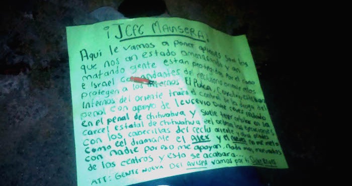 El mensaje a Mancera, Foto: Cuartoscuro.