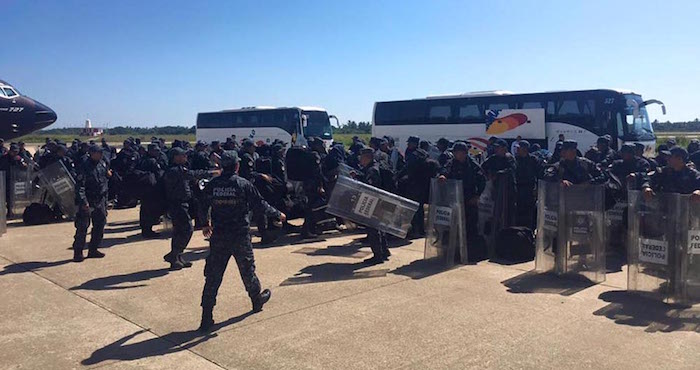 Al menos 5 mil elementos de la Policía Federal vigilarán la evaluación en Guerrero, que se realizará del 3 al 6 de diciembre. Foto: El Sur