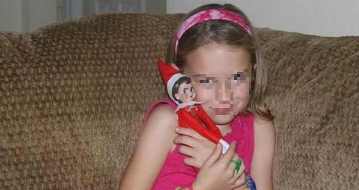 La niña de 7 años de edad dijo haber perdido la magia de la Navidad tras tocar al muñeco Elf on the Shelf. Foto: Huffpost/Archivo