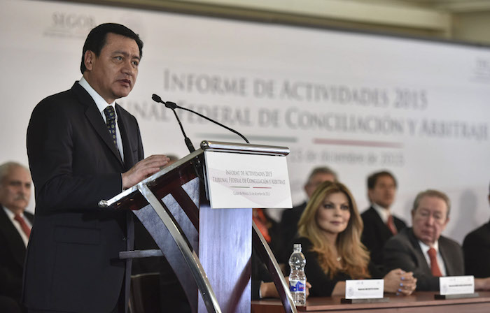 La Segob, dirigida por Miguel Ángel Osorio Chong, impugnó en su calidad de presidente Sistema Nacional de Prevención, Atención, Sanción y Erradicación de la Violencia contra las Mujeres. Foto: Cuartoscuro