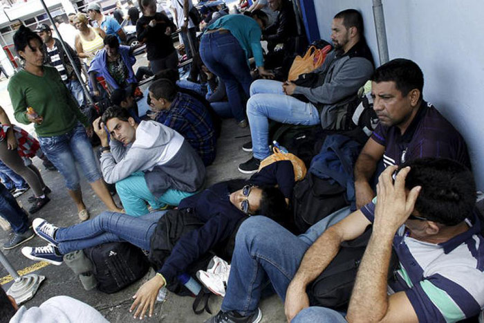 Rumbo a Estados Unidos, vía México. Foto: EFE