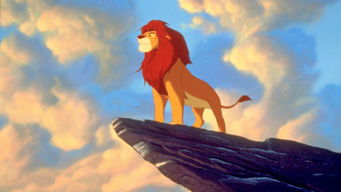 Fotograma de la película de Disney 'El rey león'.