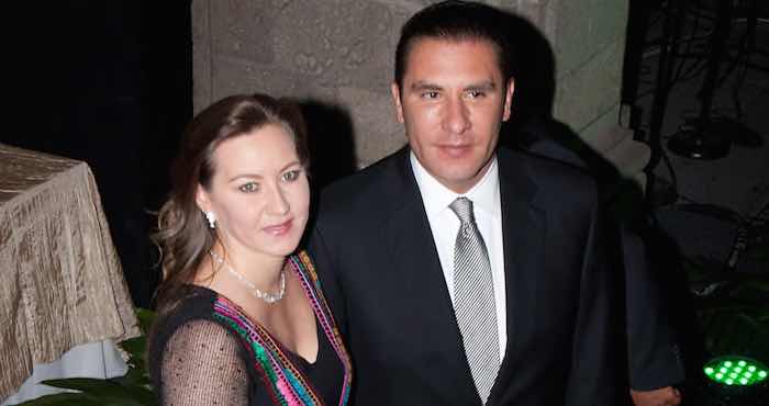 El mandatario poblano y su esposa. Foto: Cuartoscuro