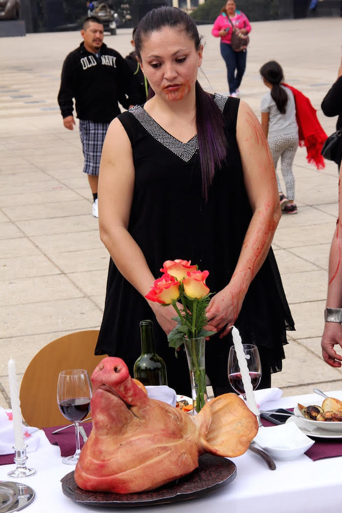 La organización civil dijo que los animales tienen el mismo derecho que los seres humanos a la vida. Foto: Luis Barrón, SinEmbargo.