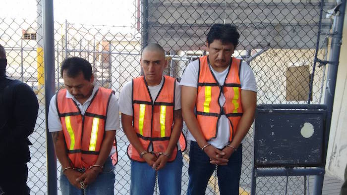Los presuntos miembros de "Los Zetas". Foto: Vanguardia