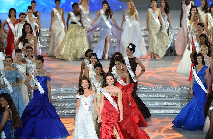 Pasarela con las concursantes de Miss Mundo 2015 Foto: EFE