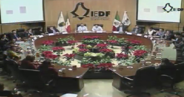 IEDF Sesión de la Comisión de Participación Ciudadana. Foto: Especial