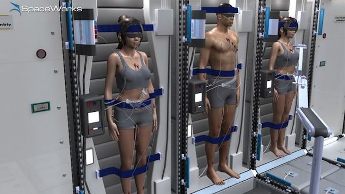 ¿Un hábitat para que los astronautas hibernen?. Foto: Space Works