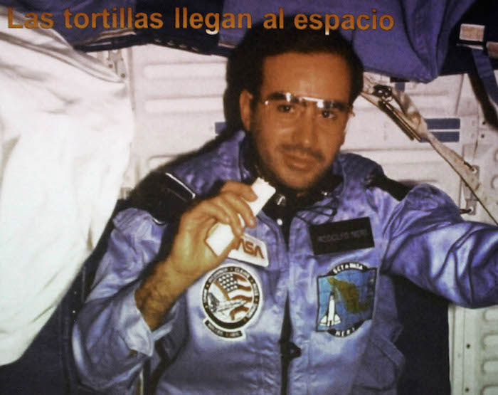 Neri Vela, el primer astronauta mexicano. Foto: UNAM