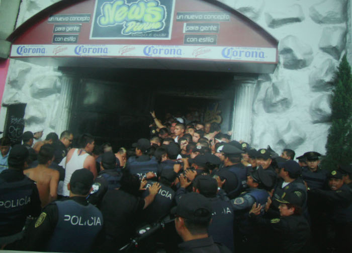 El 20 de junio del 2008 en el fallido operativo en la discoteca New's Divine murieron 12 personas. Foto: Cuartoscuro