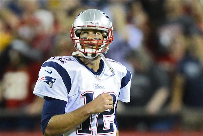 Brady no tuvo un segundo de respiro durante todo el juego y fue capturado en repetidas ocasiones. Foto: EFE