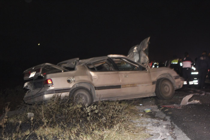 En la carambola participaron vehículos particulares y un tráiler. Foto: Cuartoscuro