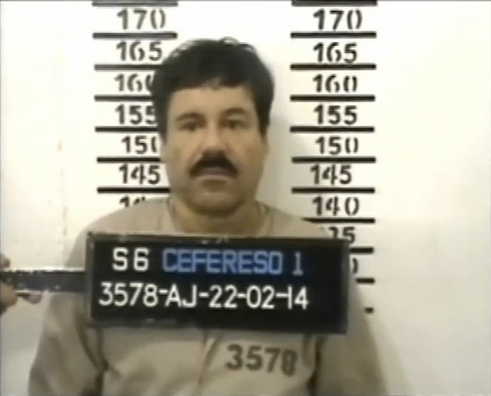 Ficha de "El Chapo" en febrero de 2014. Foto: Cuartoscuro