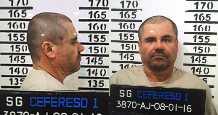 Ficha signalética que da a Guzmán Loera el número de preso 3870-AJ-08-01-16 en el Altiplano. Foto: Cuartoscuro