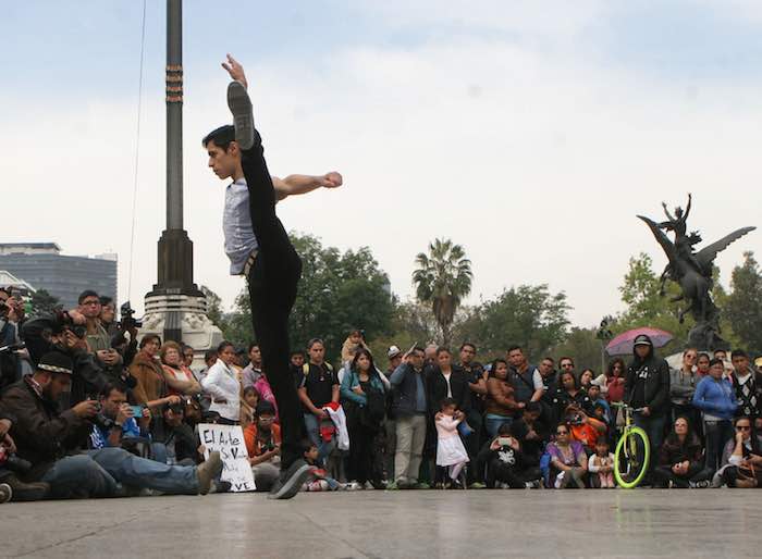 Los integrantes ofrecieron una función como manera de protesta. Foto: SinEmbargo/Valentina López