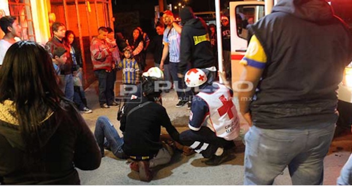 La Procuraduría General de Justicia del Estado reportó que dos heridos de bala estaban internados en el Hospital Central, además de otra persona golpeada. Foto: Pulso.