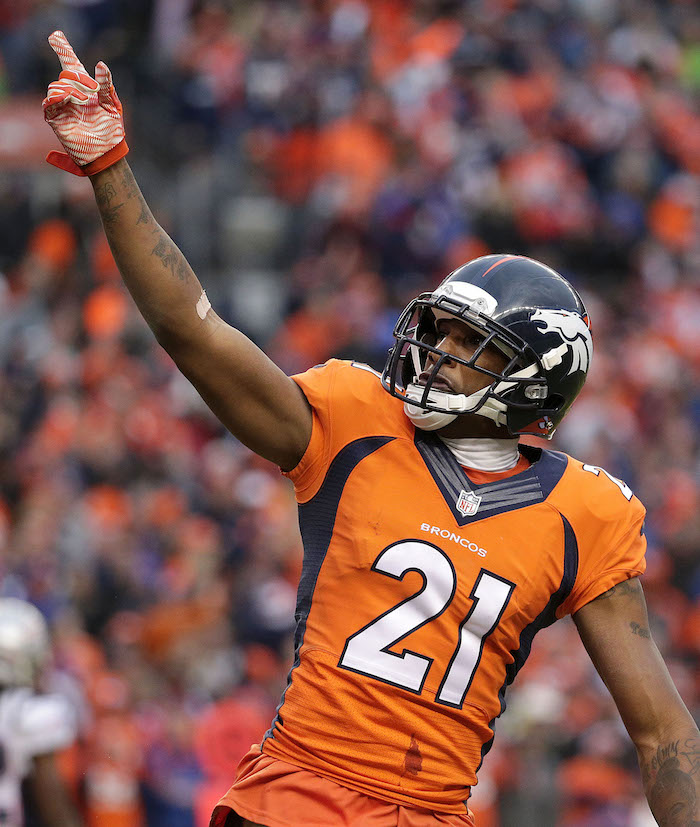 El desvío de Talib se encargó de sellar el excelente trabajo defensivo de Broncos. Foto: AP