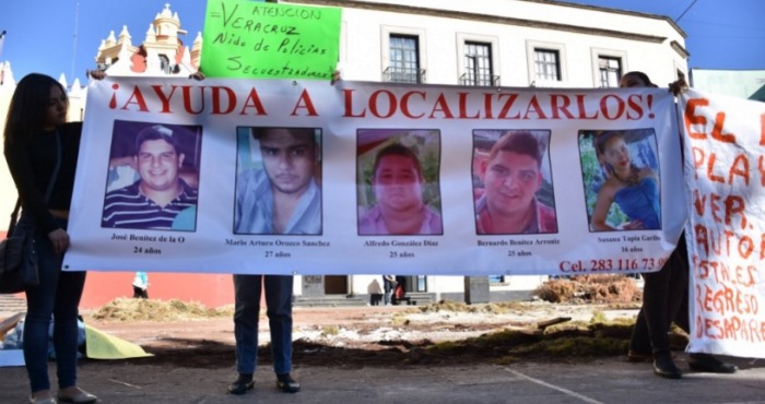 Los cinco jóvenes desaparecieron hace una semana. Foto: Blog Expediente.