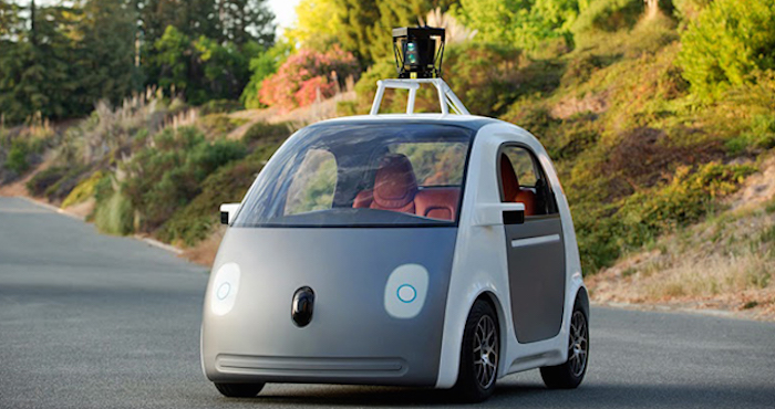 Coche sin conductor de Google. Foto: Google