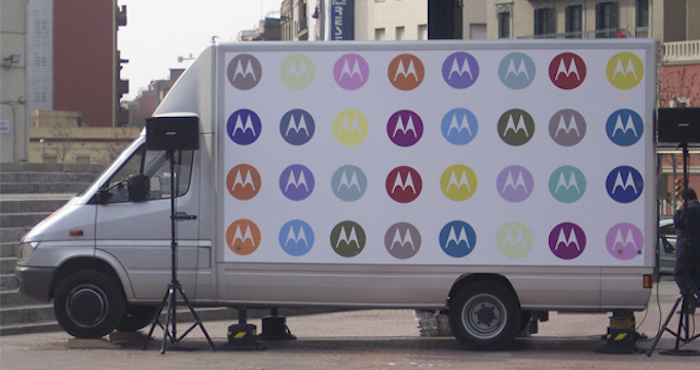 Camión de Motorola. Foto: TICbeat