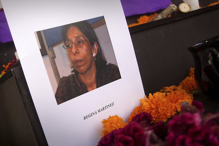 Regina Martínez, corresponsal de la revista Proceso, fue asesinada en 28 de abril de 2012. Foto: Cuartoscuro