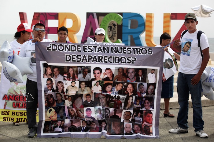 Cientos de marchas se han realizado en Veracruz donde reclaman a las autoridades estatales las desapariciones en la entidad. Foto: Cuartoscuro