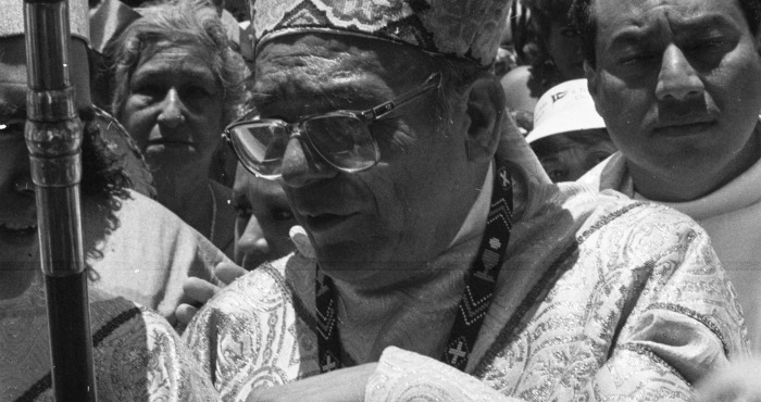 El Obispo de San Cristobal, Samuel Ruiz, falleció en enero de 2011en la Ciudad de México. Foto: Cuartocuro/Archivo