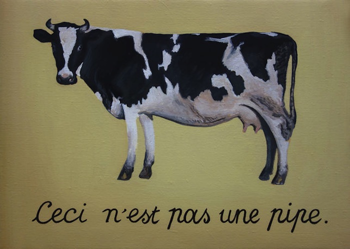 "Esto no es una pipa". Óleo sobre lienzo. Lino Lago. Foto: ElDiario.es