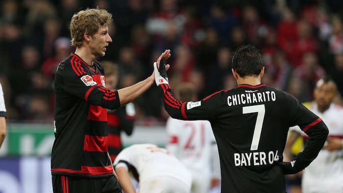 Los locales corrieron con fortuna ante el agobio del rival. Foto: @bayer04_es