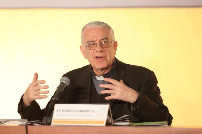 Federico Lombardi da detalles de las actividades del Papa. Foto: Francisco Cañedo,SinEmbargo